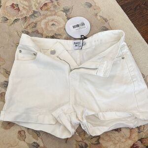 White Women's Shorts